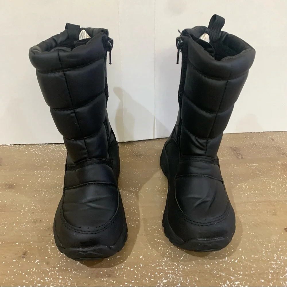 2 FOR $15 Magellan Outdoors Black Snow Boots Size Youth 12 Little Kids